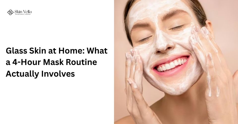 Glass Skin at Home: What a 4-Hour Mask Routine Actually Involves