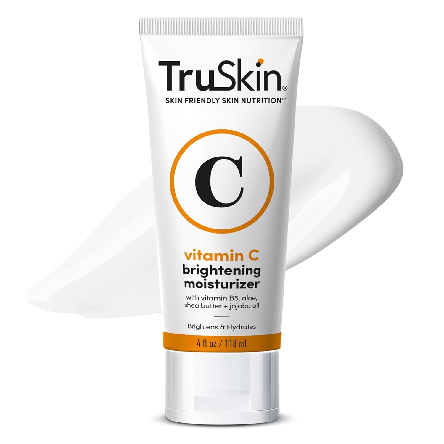 TruSkin Vitamin C Cream for Face – Brightening Moisturizer, Anti Aging, Hydrating, Skin Wrinkle Cream – Vitamin B5, Vitamin E, Jojoba Oil, Aloe Vera & Green Tea, 2 Fl Oz