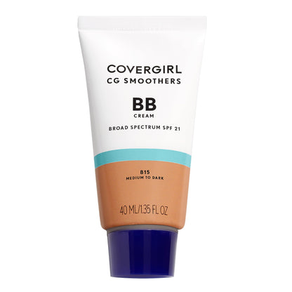 COVERGIRL Smoothers Lightweight BB Cream, 1.35 Fl Oz, Light to Medium Skin Tones, Bb Cream with SPF, Bb Cream Foundation, Improves Skin Elasticity, Blends Effortlessly with Skin Tone, Lightweight Formula