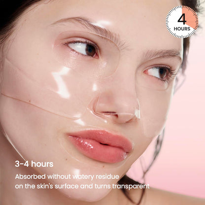 Bio-Collagen Real Deep Mask – Hydrating Overnight Hydrogel Face Mask for Firm, Smooth & Plump Skin (4 Sheets)
