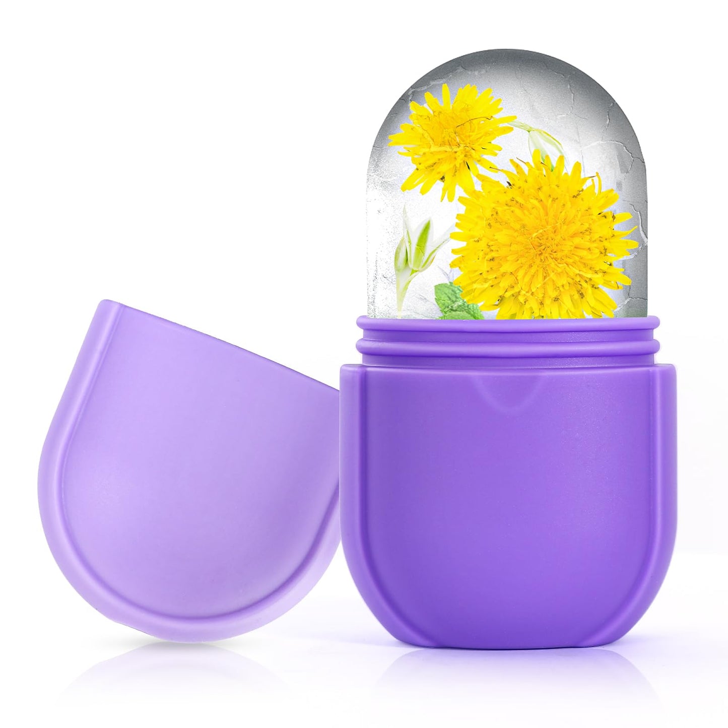 Ice Roller for Face and Eye, Ice Face Roller, Ice Roller Skin Care Tools Gifts for women,Silicone Ice Mold for Beauty(Black)