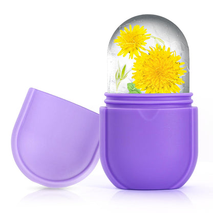 Ice Roller for Face and Eye, Ice Face Roller, Ice Roller Skin Care Tools Gifts for women,Silicone Ice Mold for Beauty(Black)