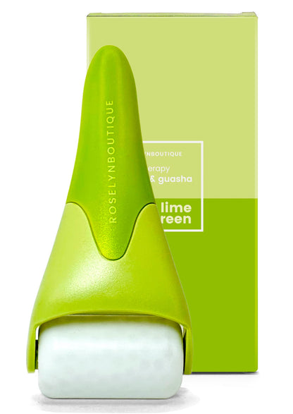 ROSELYNBOUTIQUE Ice Roller for Face Wrinkles Fine Lines Puffiness Stick Massager Facial Skin Care Tools Self Care Gifts for Men Women (Green)