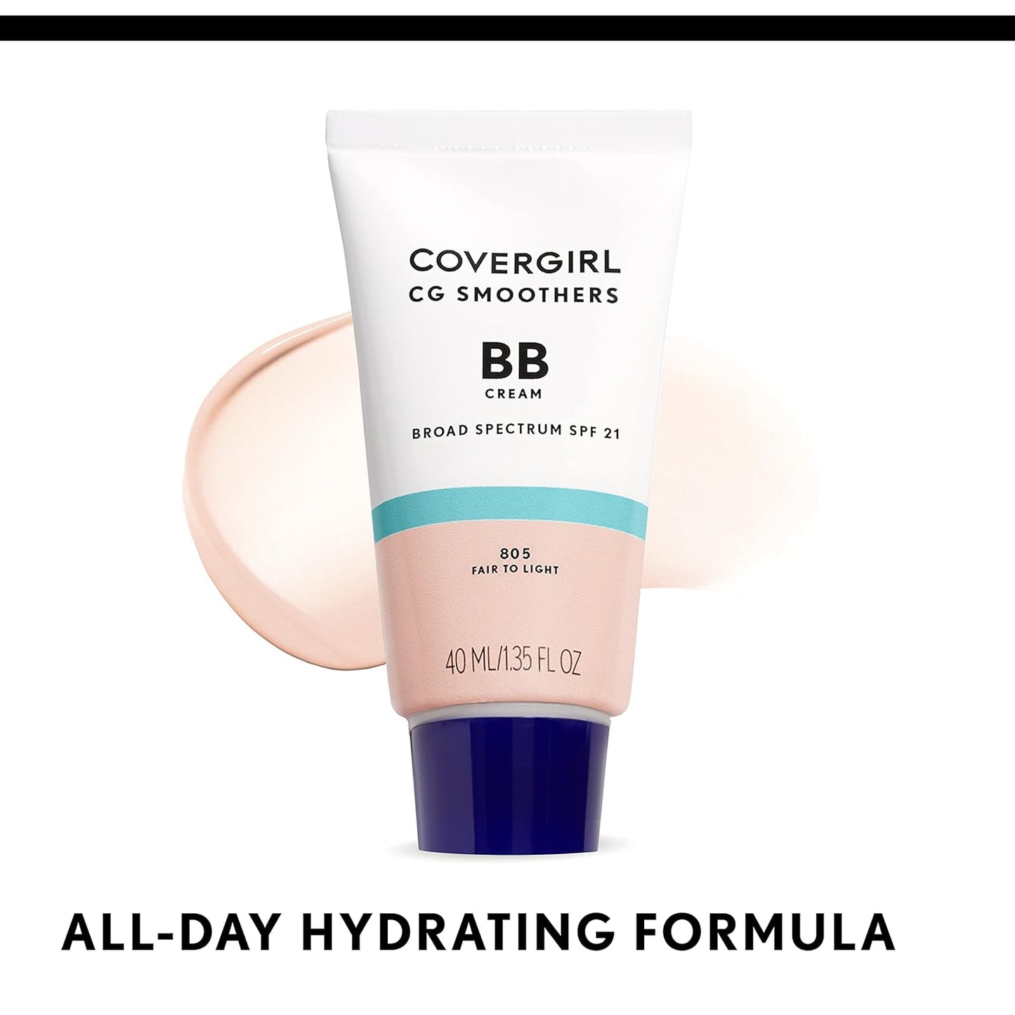 COVERGIRL Smoothers Lightweight BB Cream, 1.35 Fl Oz, Light to Medium Skin Tones, Bb Cream with SPF, Bb Cream Foundation, Improves Skin Elasticity, Blends Effortlessly with Skin Tone, Lightweight Formula