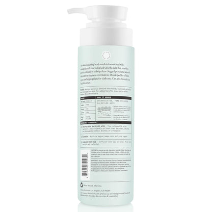 Naturium The Perfector Salicylic Acid Body Wash, Gentle & Smoothing Cleanser, 16.9 oz