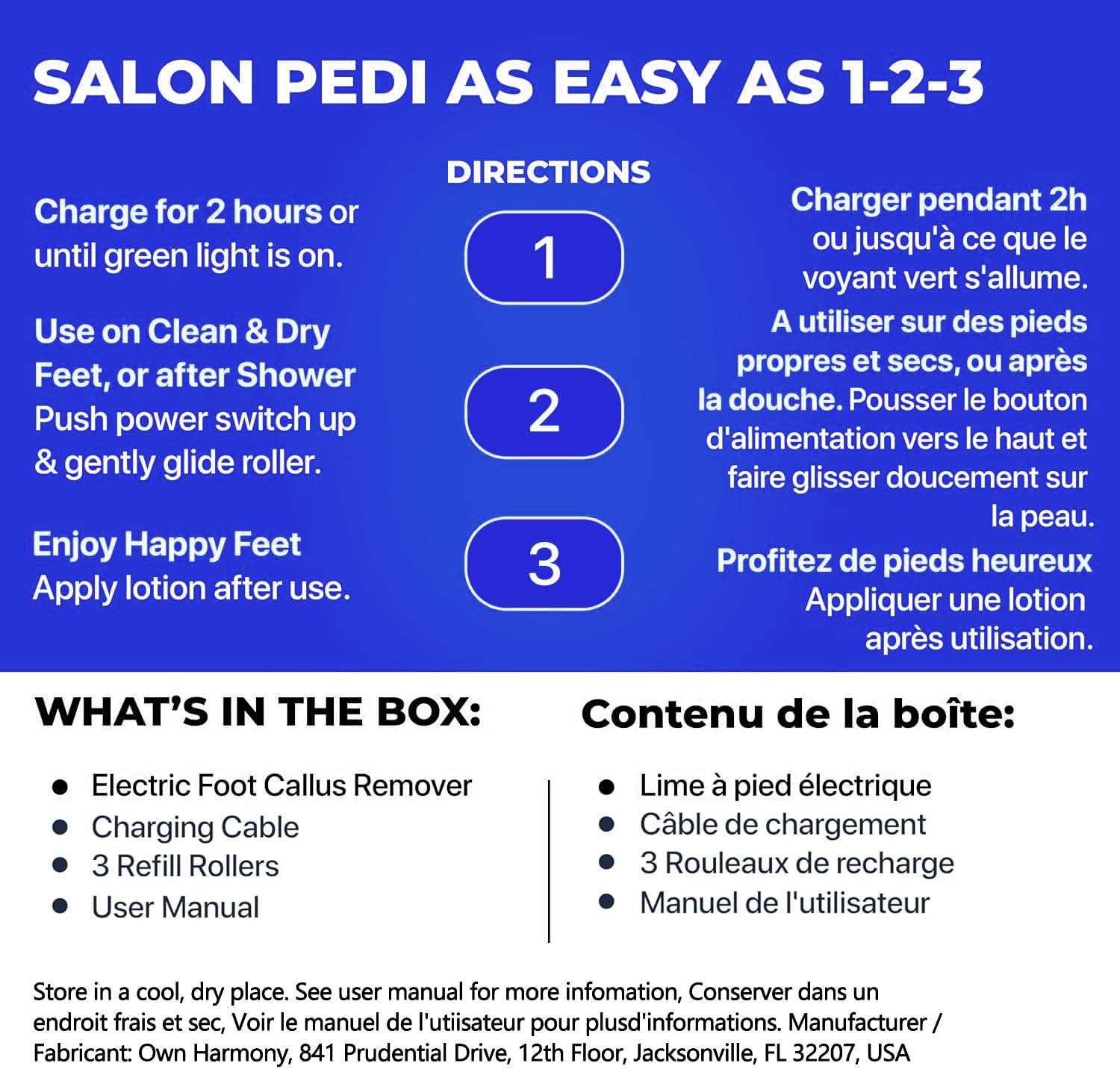 Electric Foot Callus Remover Kit, Elmchee Rechargeable Callous removers 3 Grinding Heads Waterproof Foot Scrubber File, Professional Pedicure Tools kit Feet Care for Dead, Cracked Dry Skin