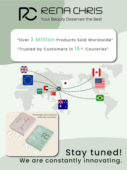 Rena Chris Gua Sha Facial Tools, Natural Jade Stone Guasha, Manual Massage Sticks for Jawline Sculpting and Puffiness Reducing, Facial Massage Tool, Skin-Care Tool (Green)