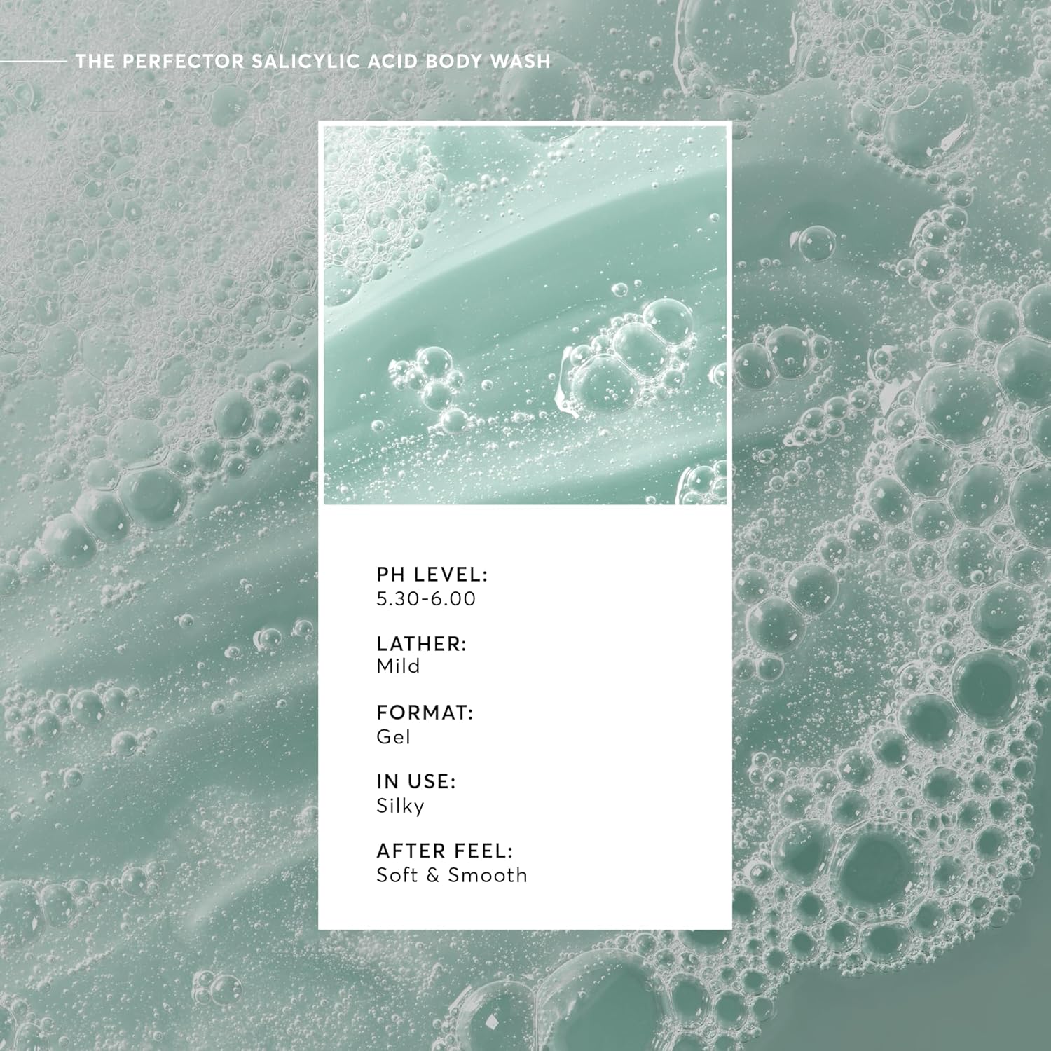 Naturium The Perfector Salicylic Acid Body Wash, Gentle & Smoothing Cleanser, 16.9 oz