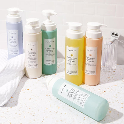 Naturium The Perfector Salicylic Acid Body Wash, Gentle & Smoothing Cleanser, 16.9 oz