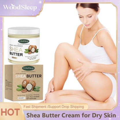 Shea Butter Body Cream – Deep Hydration, Skin Repair & Elasticity Booster