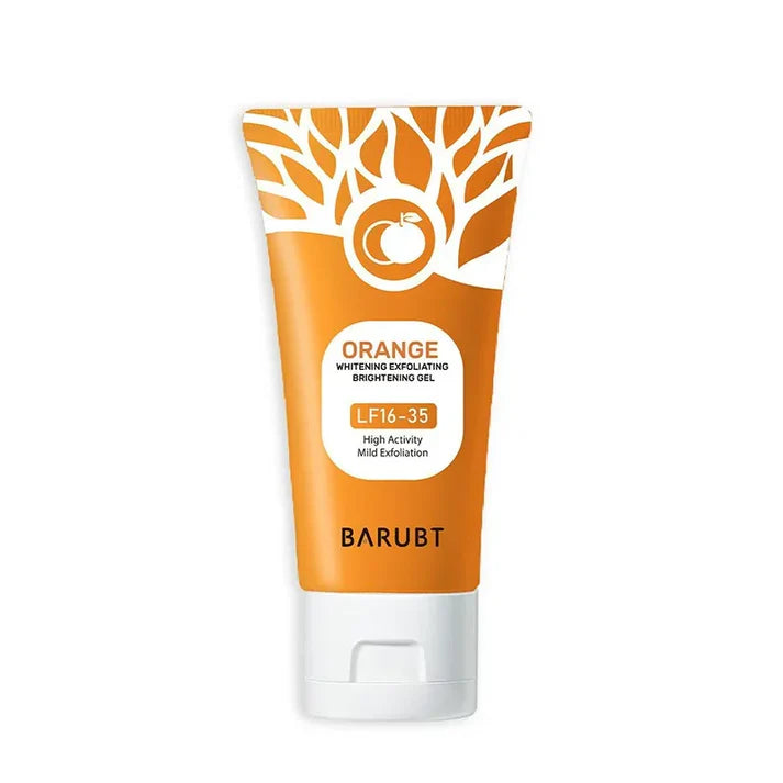 Orange Exfoliating Gel – Gentle Facial & Body Scrub for Dead Skin Removal & Deep Cleansing (50g)