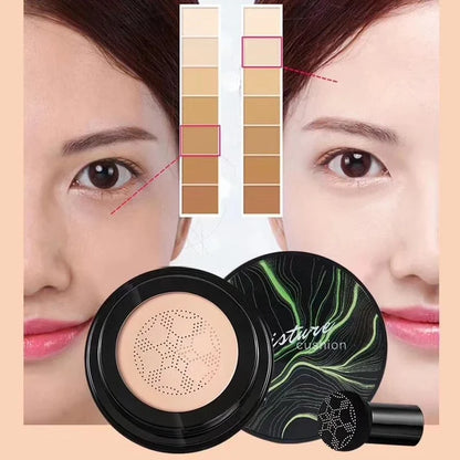 Mushroom Head Air Cushion CC Cream – Natural Coverage, Concealer & Moisturizing Foundation