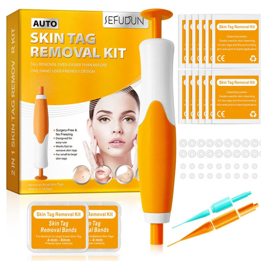 2-in-1 Skin Tag & Mole Remover Kit – Automatic Micro Removal Device for Face & Body