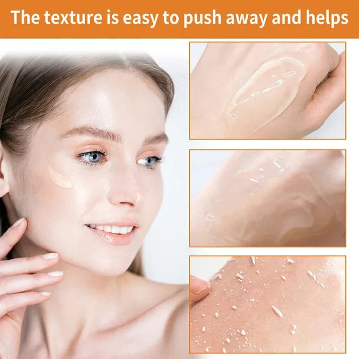 Orange Exfoliating Gel – Gentle Facial & Body Scrub for Dead Skin Removal & Deep Cleansing (50g)